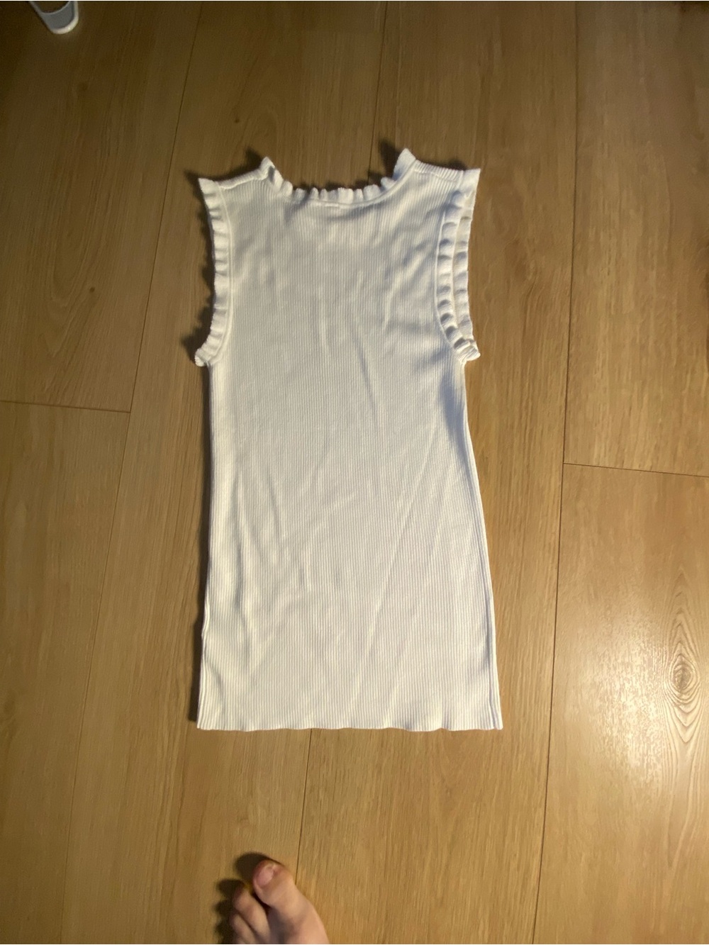 Soft Vanilla Ruffle Knit Tank 🤍✨ - Picture 7 of 12